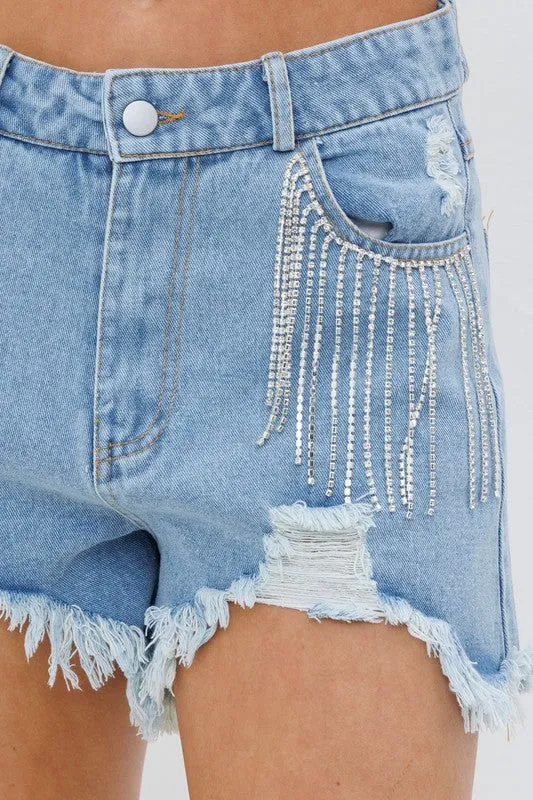Broadway Bach Party Denim Shorts